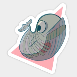 GummyWhale: the other white whale Sticker